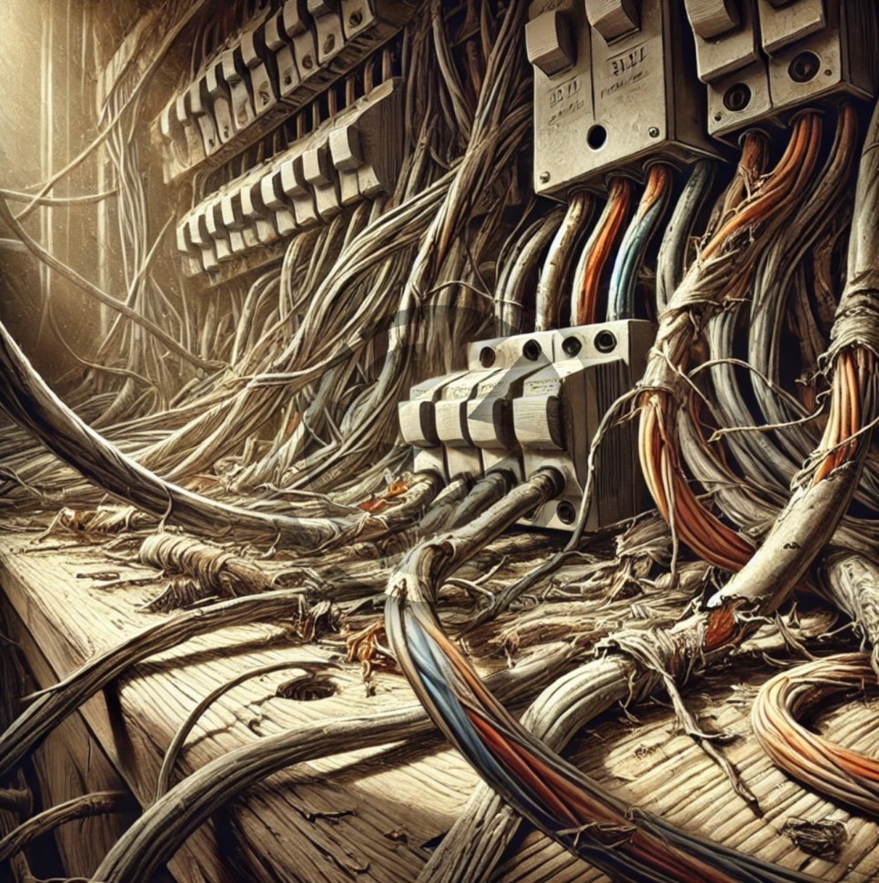 공장 설비 전기 이상 원인 점검 공사 시공 사진 7