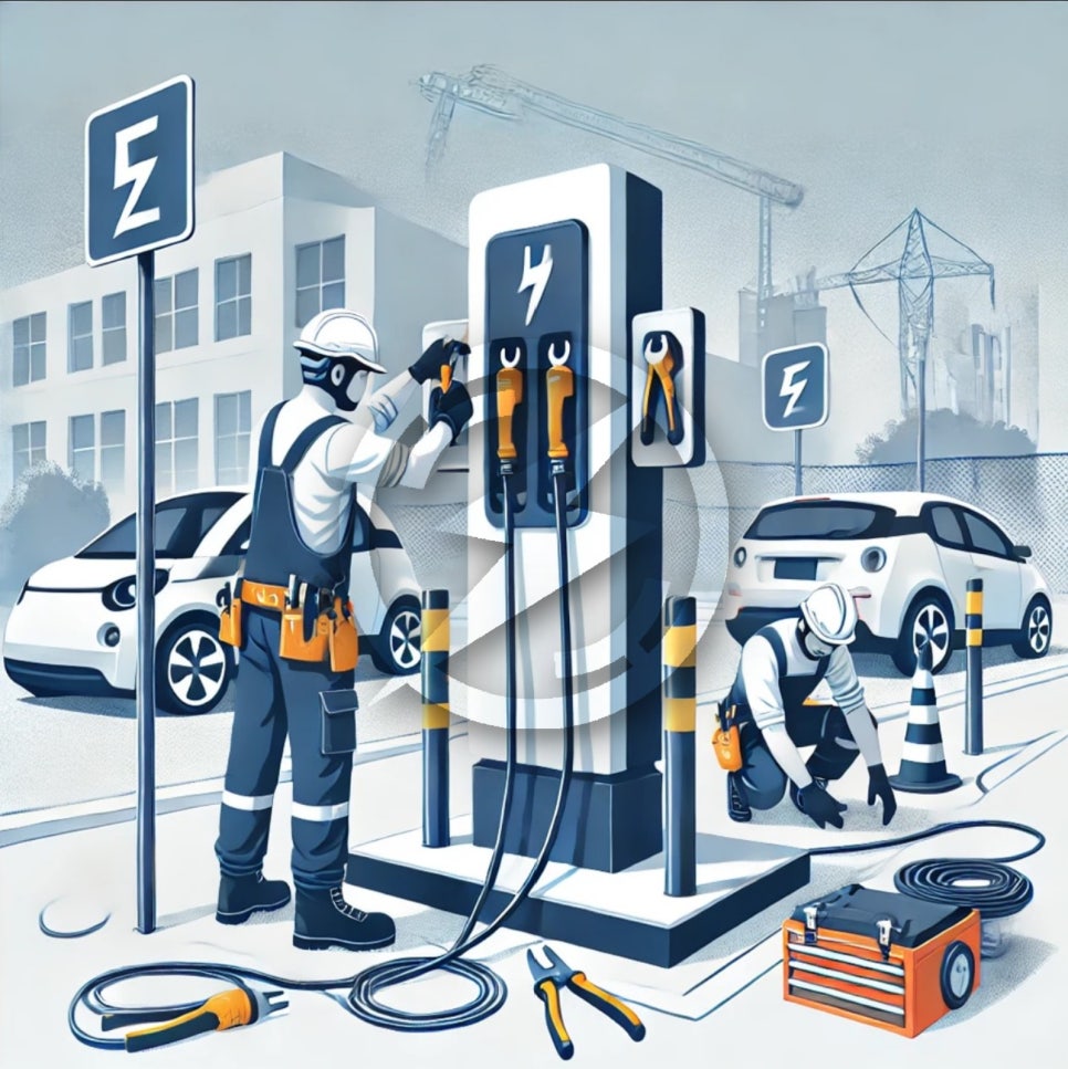 전기차 충전시설 전기안전관리 정기점검 공사 시공 사진 6