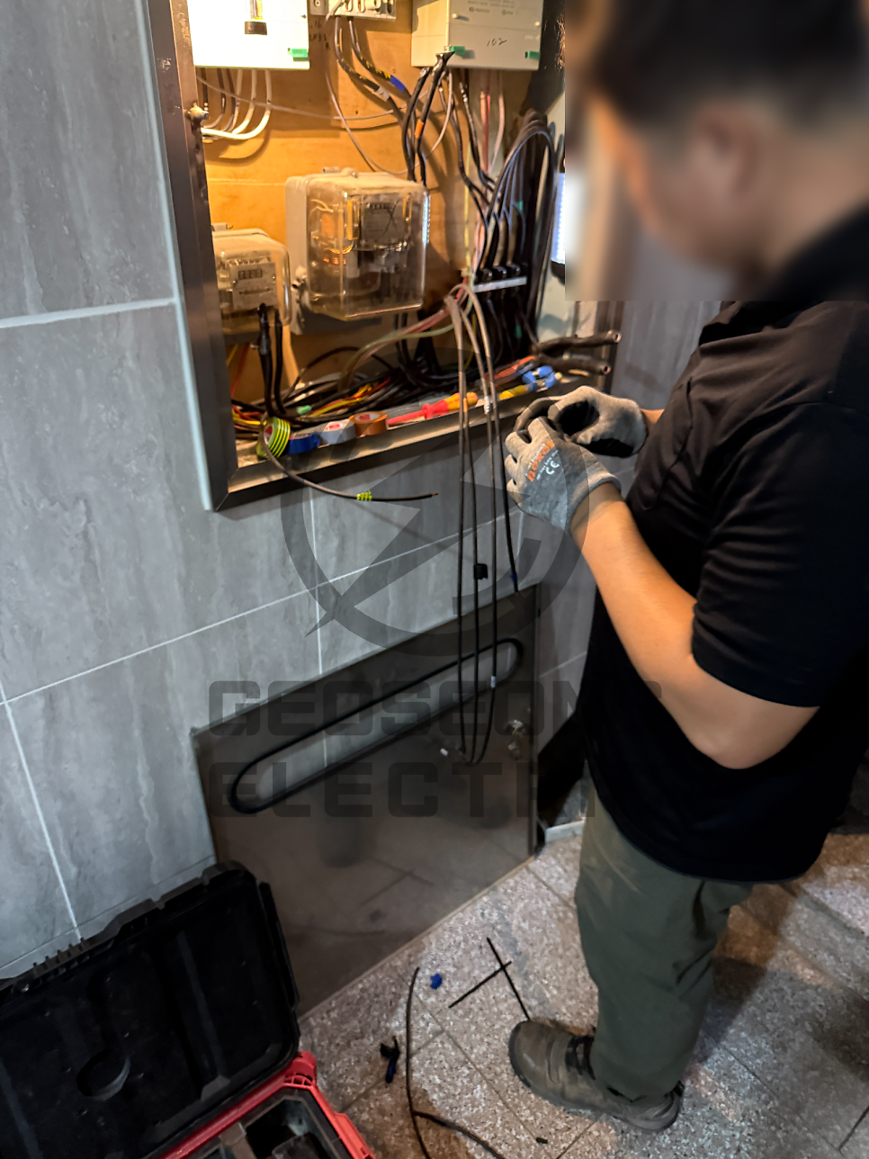 건물 인입선 및 계량기함 교체 공사 시공 사진 10