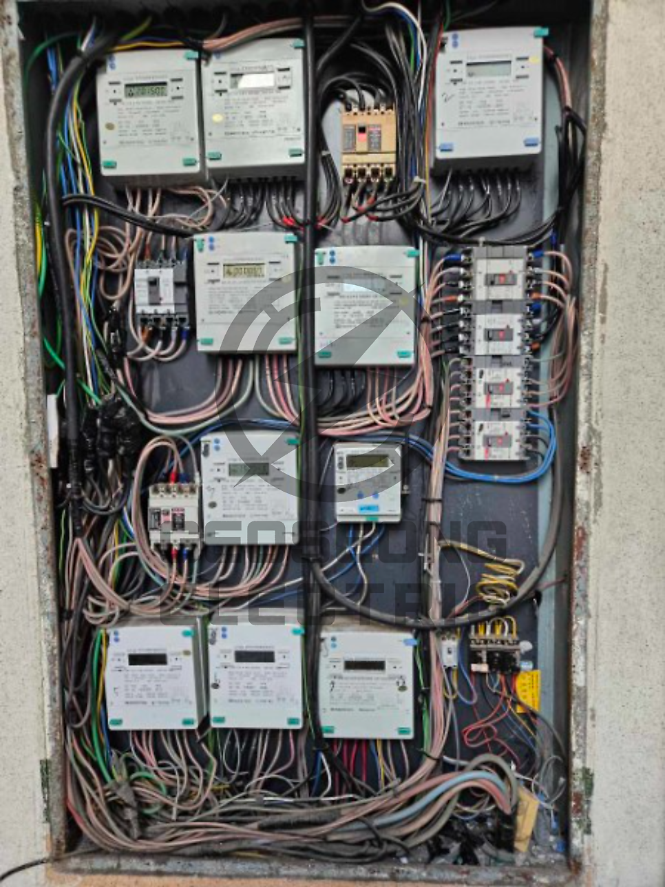 건물 인입선 및 계량기함 교체 공사 시공 사진 12