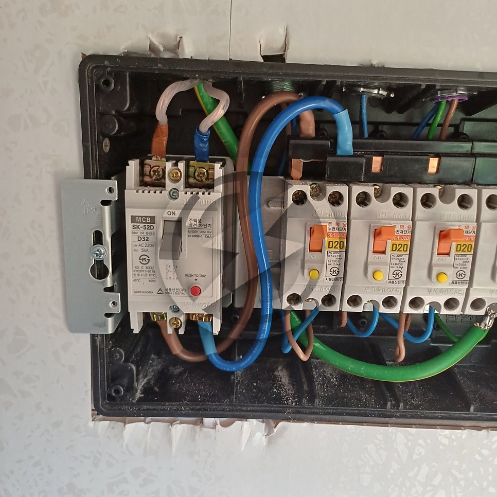 주택 누전 차단기 교체 공사 시공 사진 4