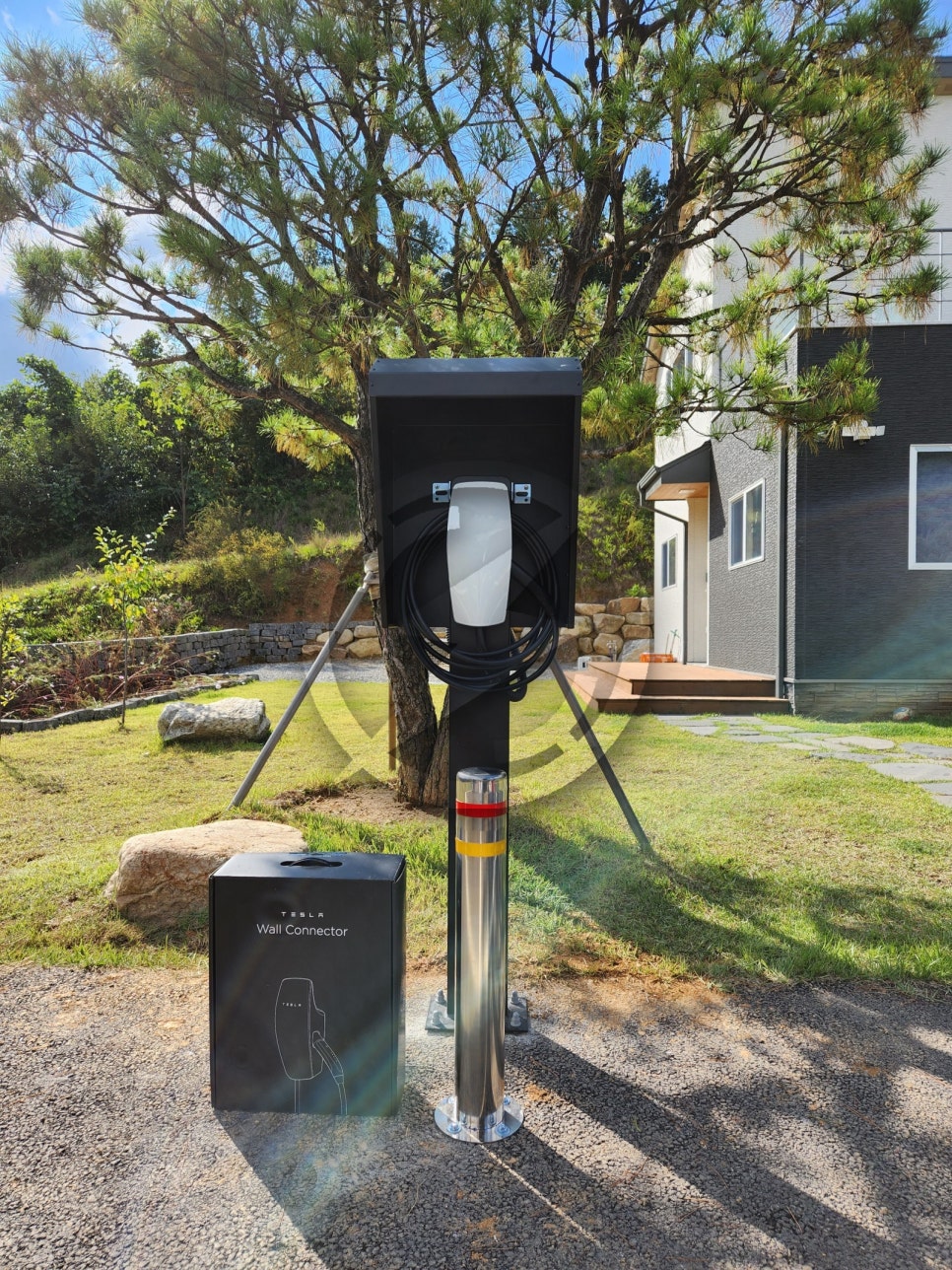 청라 아파트 전기차 충전소 설치 공사 시공 사진 5