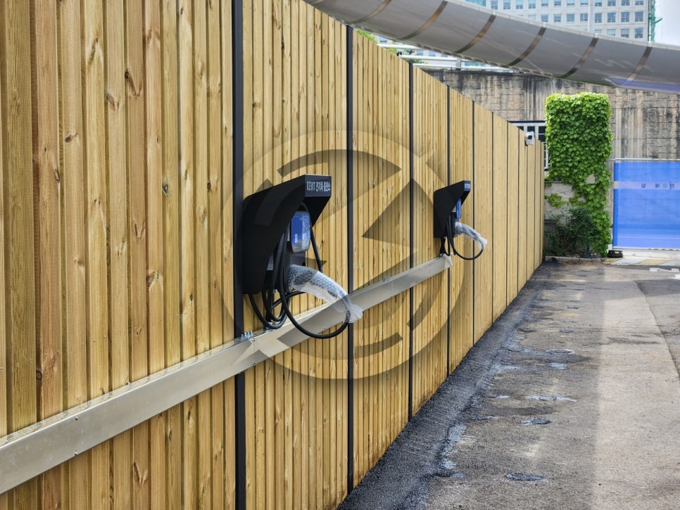 청라 아파트 전기차 충전소 설치 공사 시공 사진 7