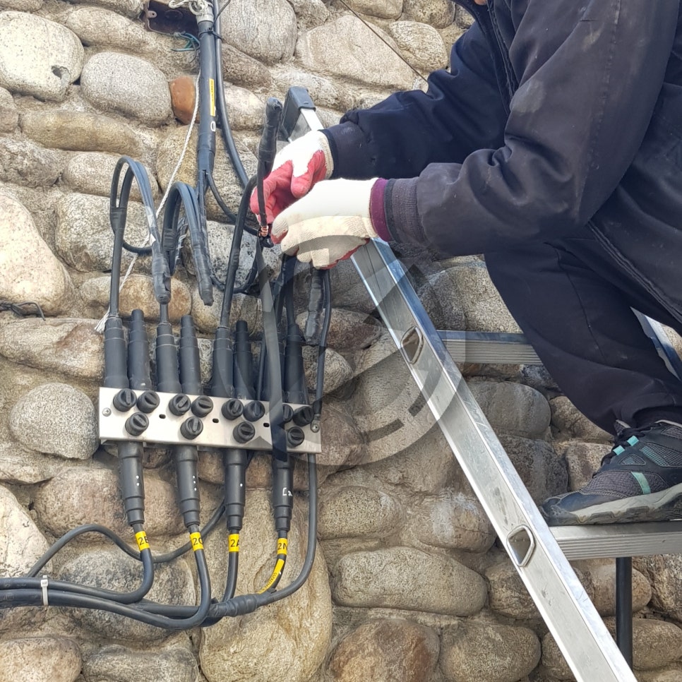 청라 아파트 전기차 충전소 설치 공사 시공 사진 8