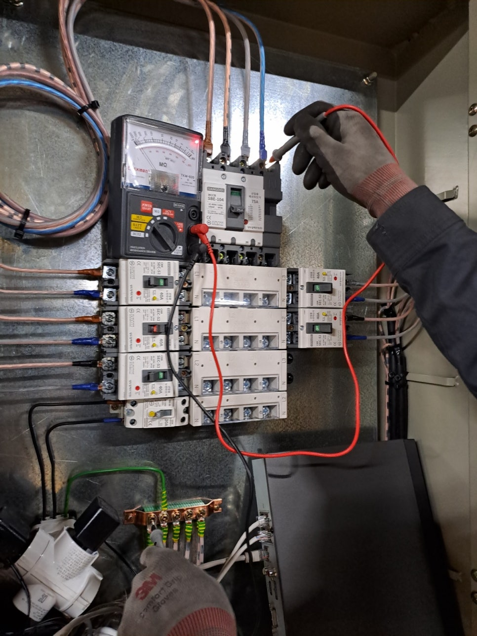 에어컨 설치 전기 증설·전열라인·승압 공사 시공 사진 7