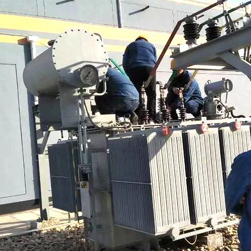 제조공장 고압 수변전 H변대 설치 공사 시공 사진 7