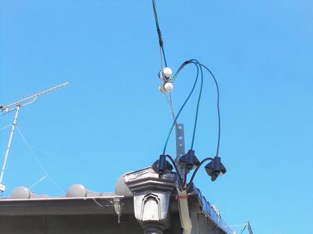 건물 메인 전기 인입선 교체 공사 시공 사진 3