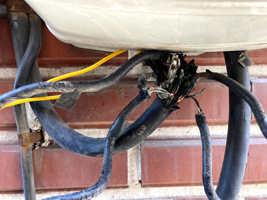 건물 메인 전기 인입선 교체 공사 시공 사진 5