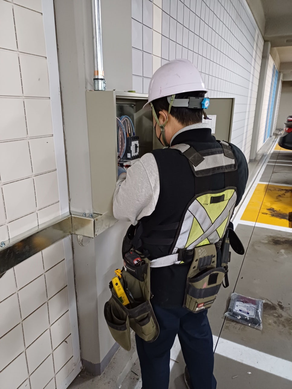 건물 메인 전기 인입선 교체 공사 시공 사진 6