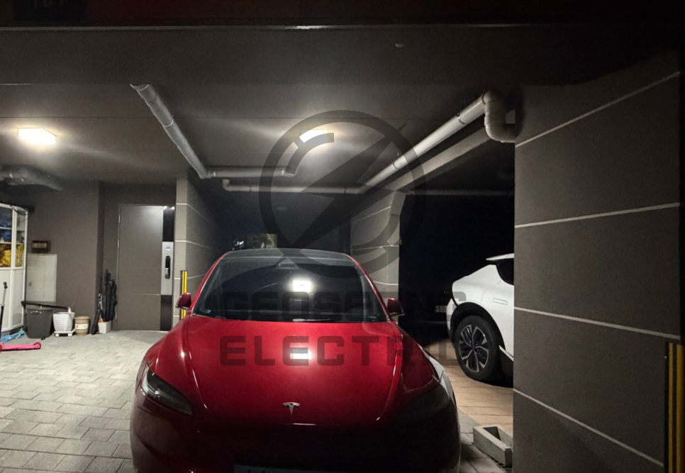 제주 단독주택 EV충전기 설치 공사 시공 사진 6