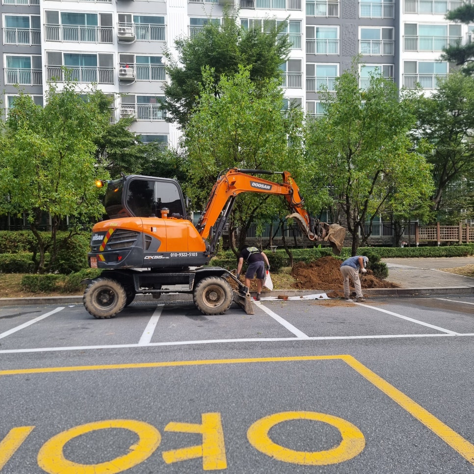 관공서 가로등 보안등 공원등 설치 공사 시공 사진 5