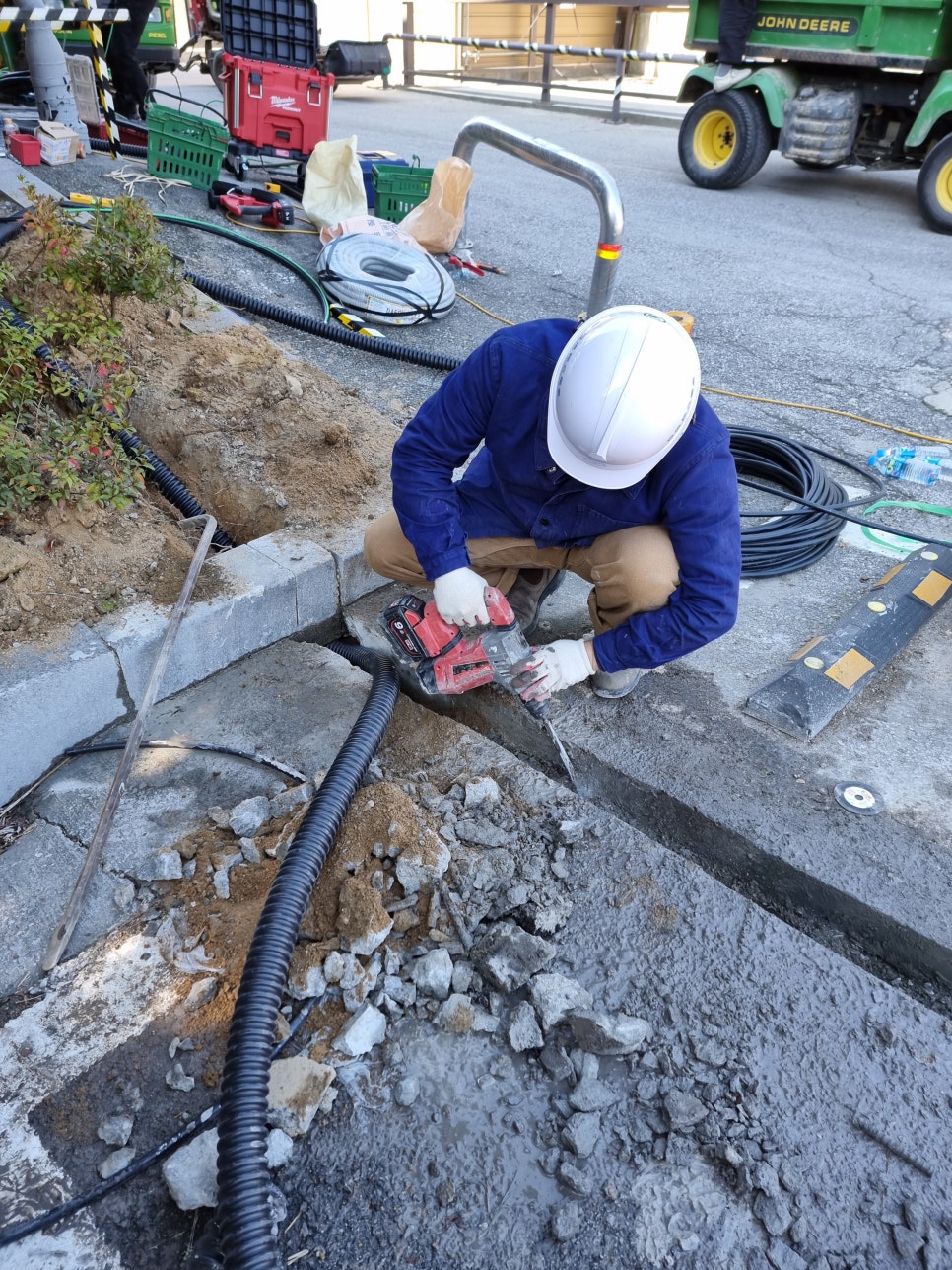 관공서 가로등 보안등 공원등 설치 공사 시공 사진 6