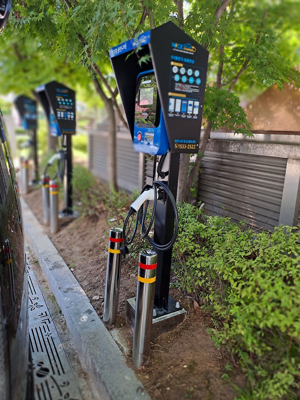 아파트 전기차 충전기 무료 설치 공사 시공 사진 13