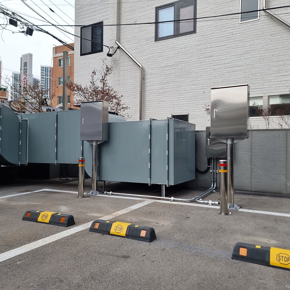 회사 및 사옥 전기차 충전기 설치 공사 시공 사진 3