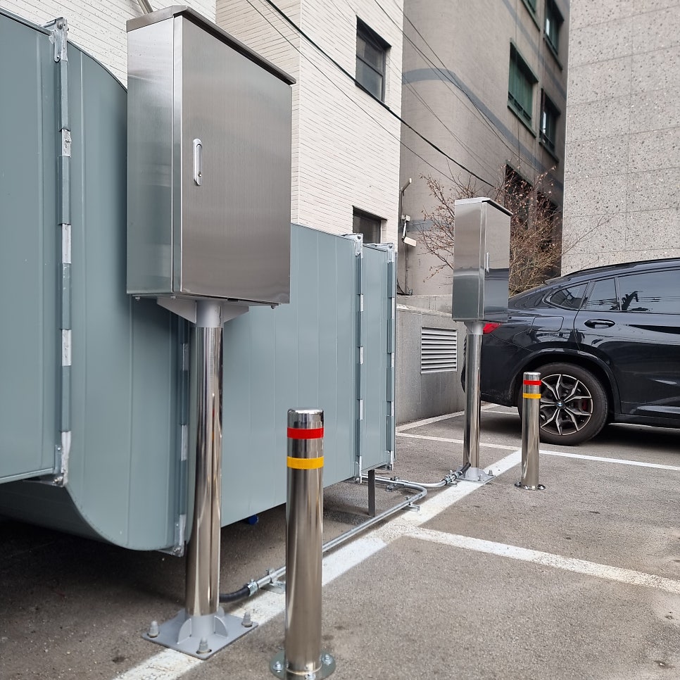 회사 및 사옥 전기차 충전기 설치 공사 시공 사진 4