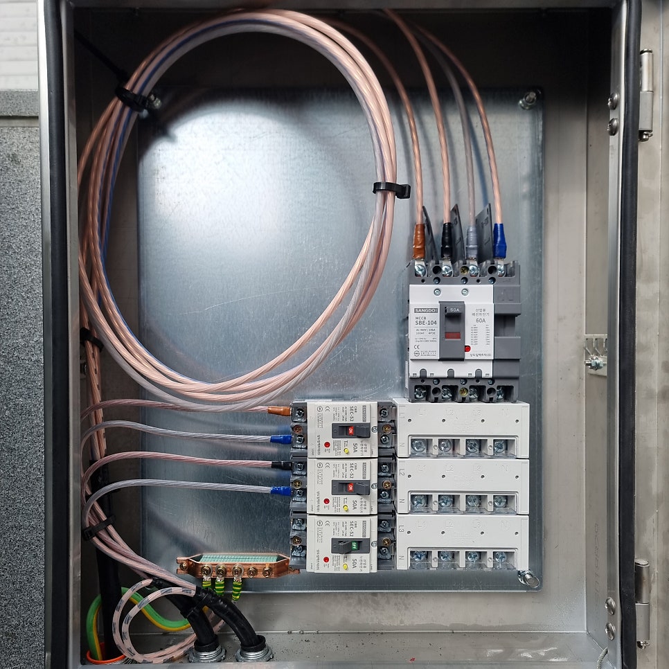 회사 및 사옥 전기차 충전기 설치 공사 시공 사진 6