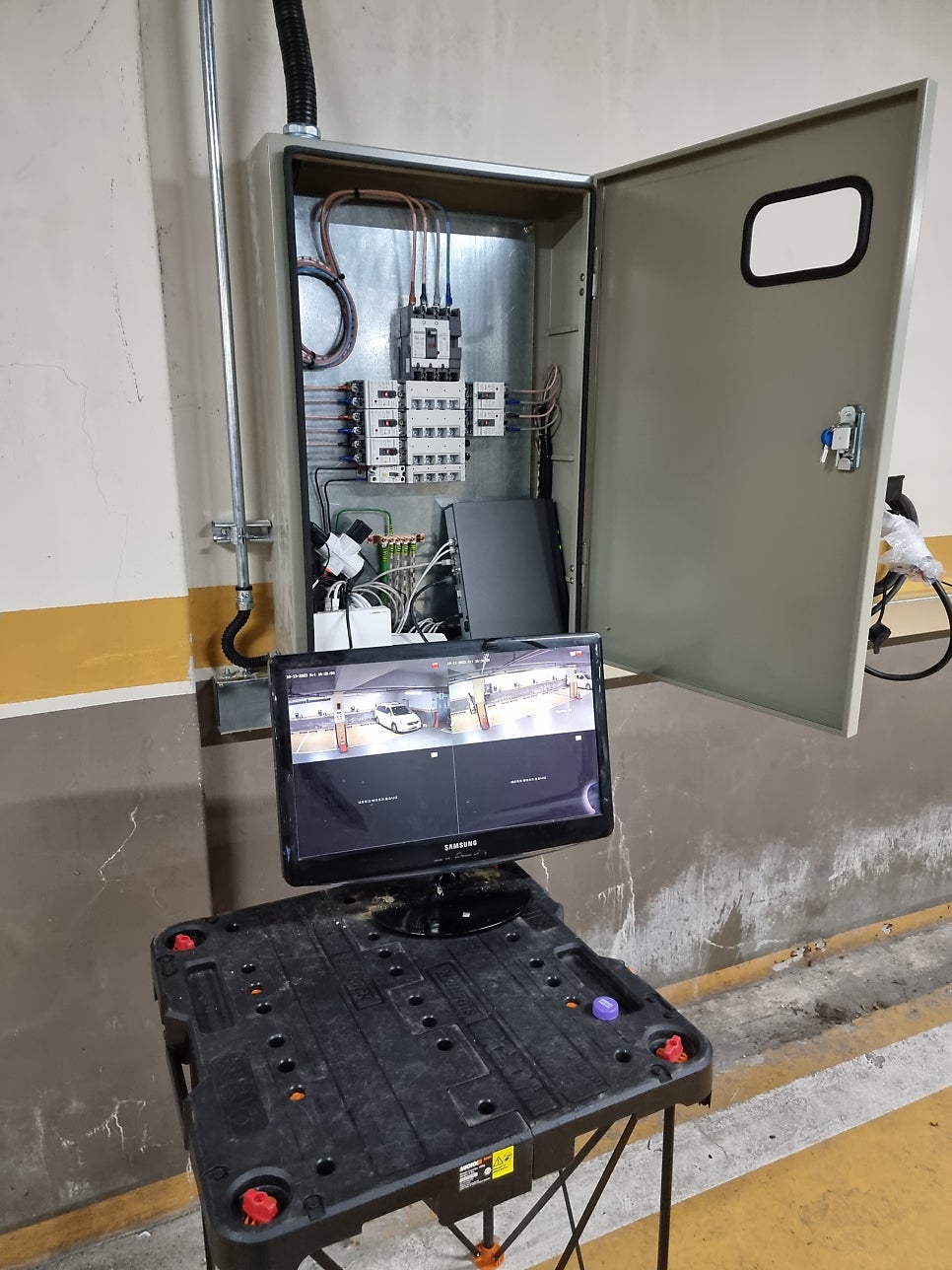 회사 및 사옥 전기차 충전기 설치 공사 시공 사진 9