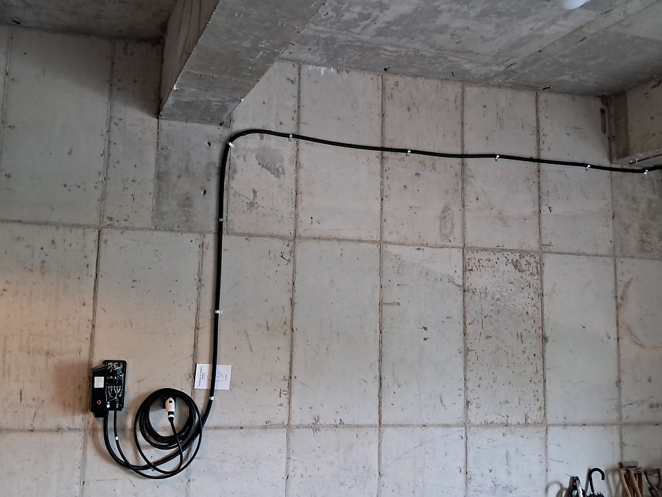 공장 전기차 충전기 설치 공사 시공 사진 9