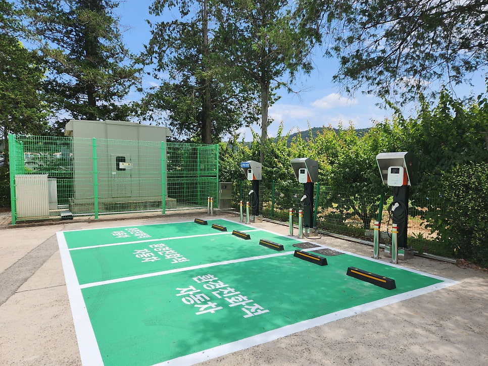 학교 및 관공서 전기차 충전기 설치 공사 시공 사진 5