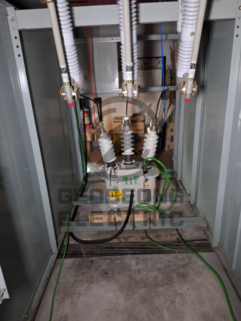 MOF 계기용 변성기 교체 공사 시공 사진 12