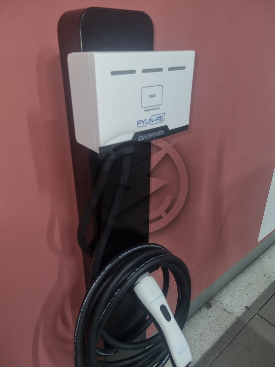 완속 7kW 전기차 충전기 설치 공사 시공 사진 14