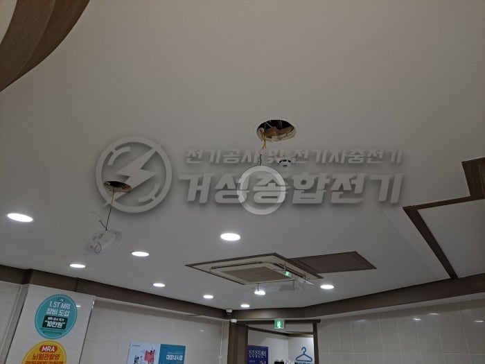 영주 병원 주차장 테슬라 월커넥터 설치 공사 시공 사진 6