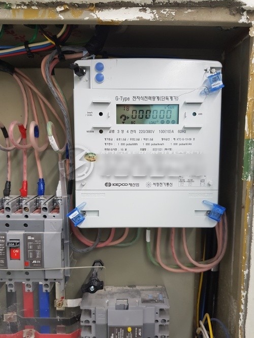 상가 모자분리 한전계량기 설치 공사 시공 사진 8
