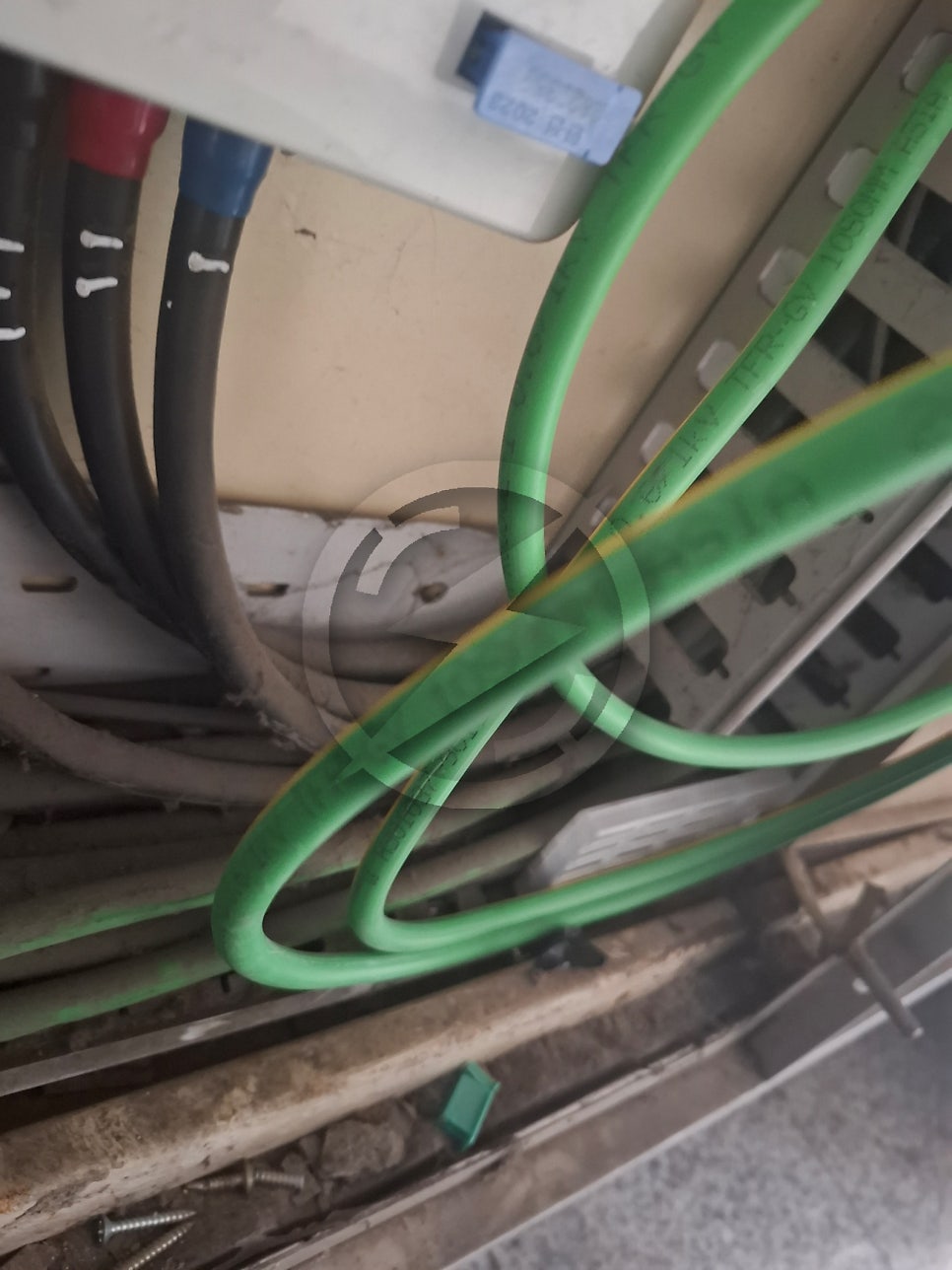 케이블 트레이 전선 포설 공사 시공 사진 2