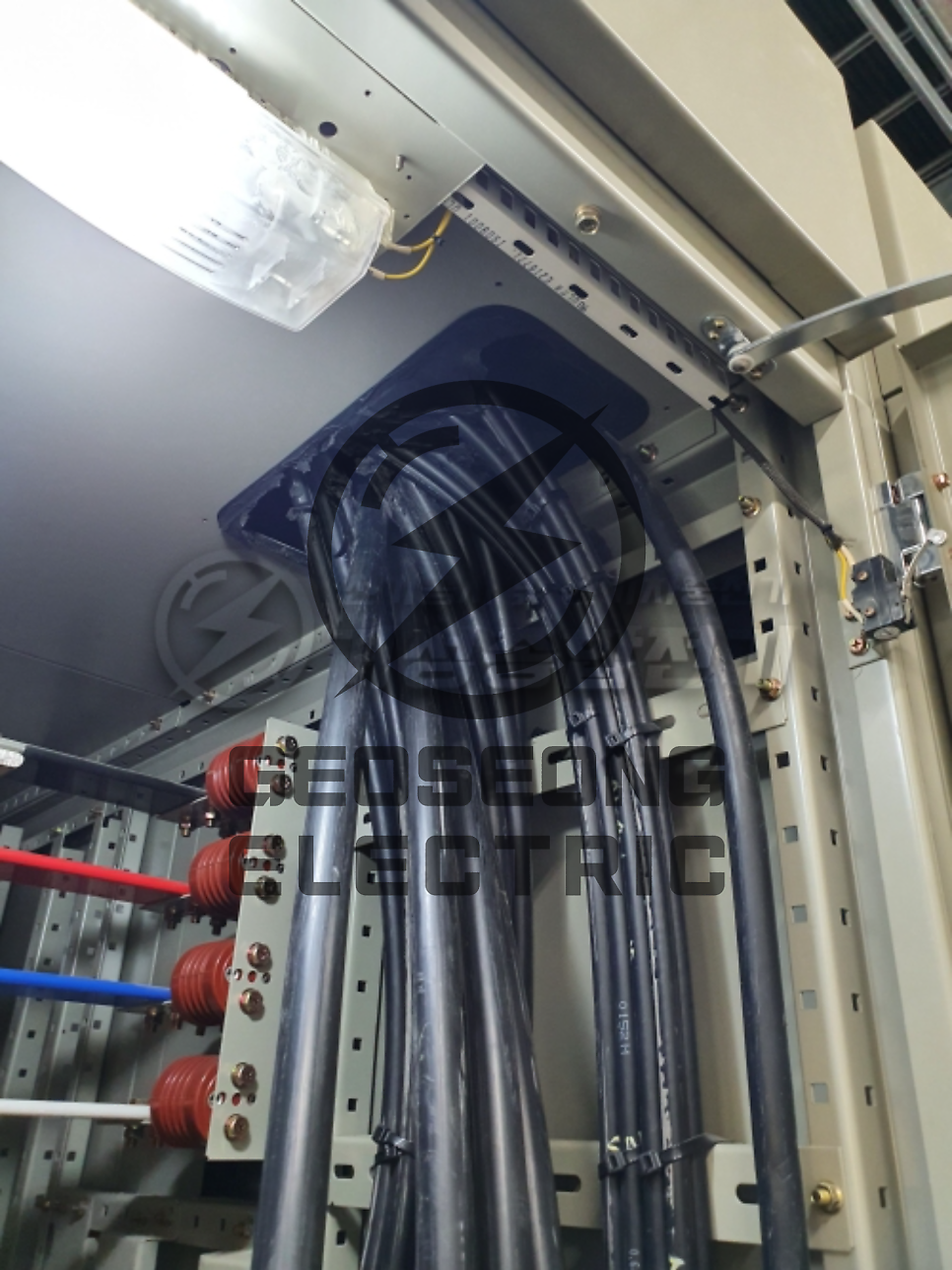 케이블 트레이 전선 포설 공사 시공 사진 3