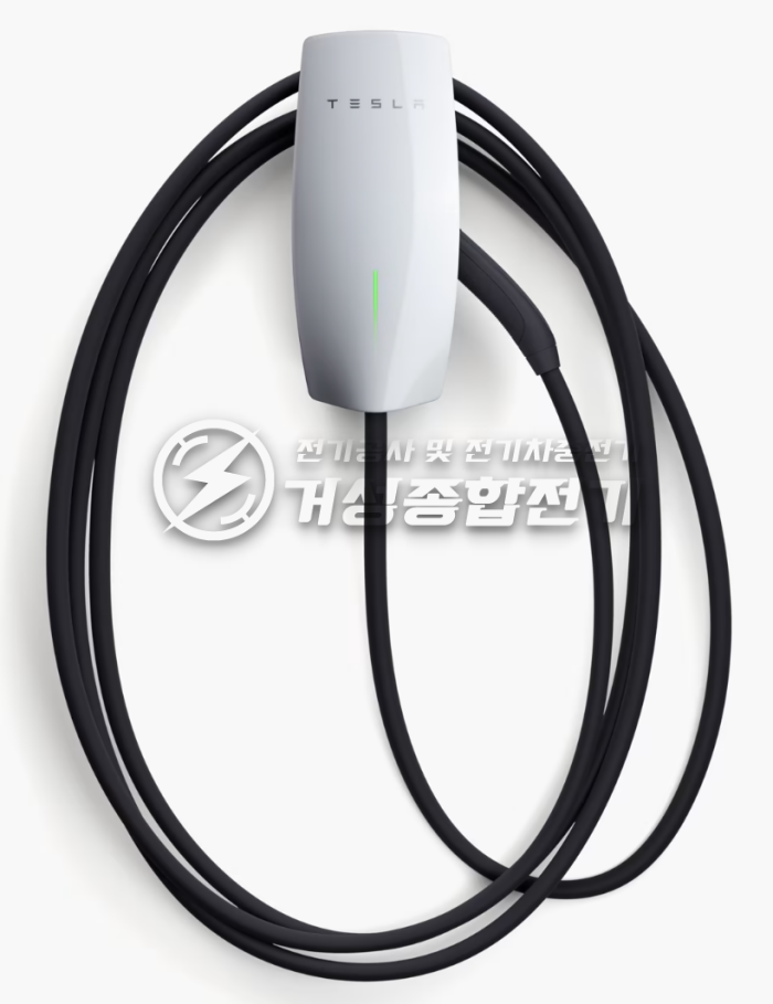 부산 상가건물 테슬라 월커넥터 7kW 설치 공사 시공 사진 10