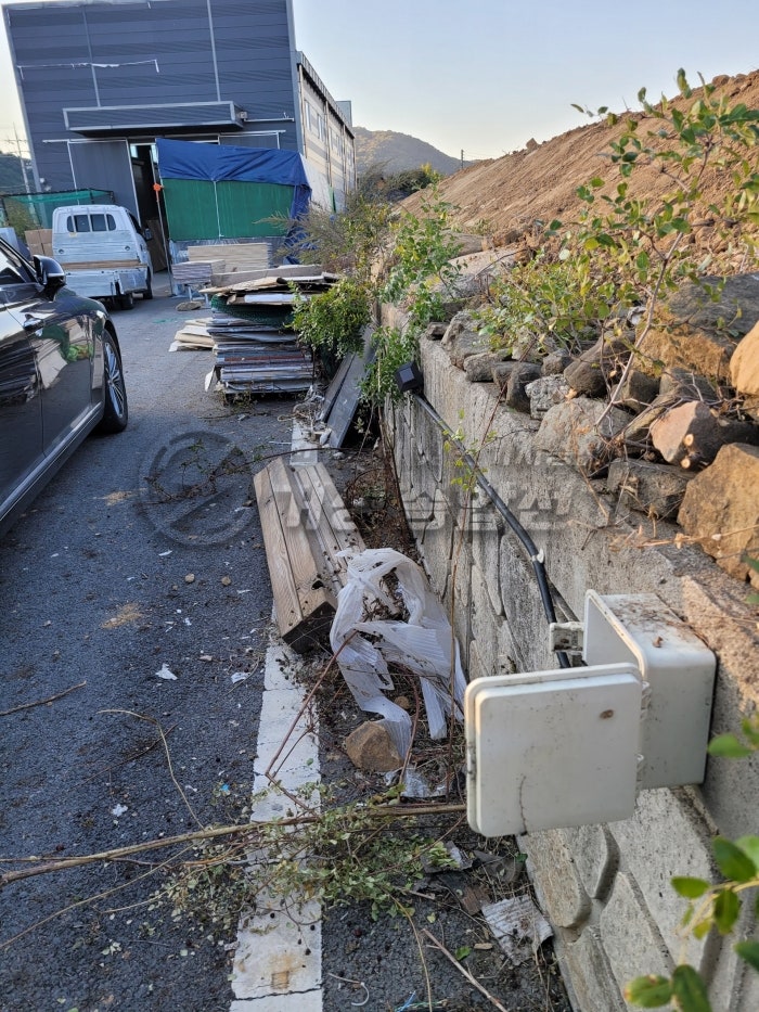 경북 군위 공장 애플망고 전기차충전기 설치 공사 시공 사진 3