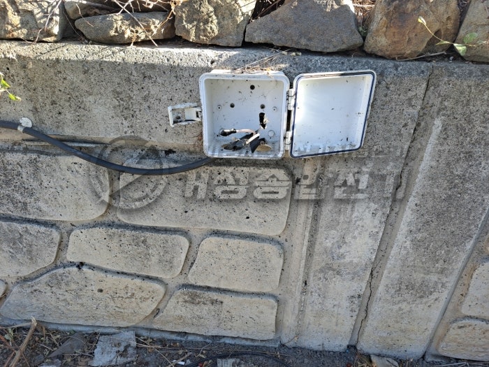 경북 군위 공장 애플망고 전기차충전기 설치 공사 시공 사진 8