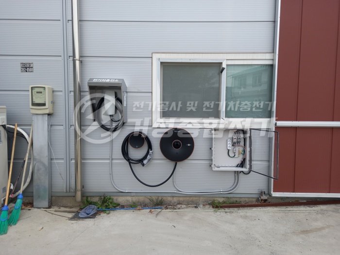 제주도 전기차충전기 설치 공사 시공 사진 13