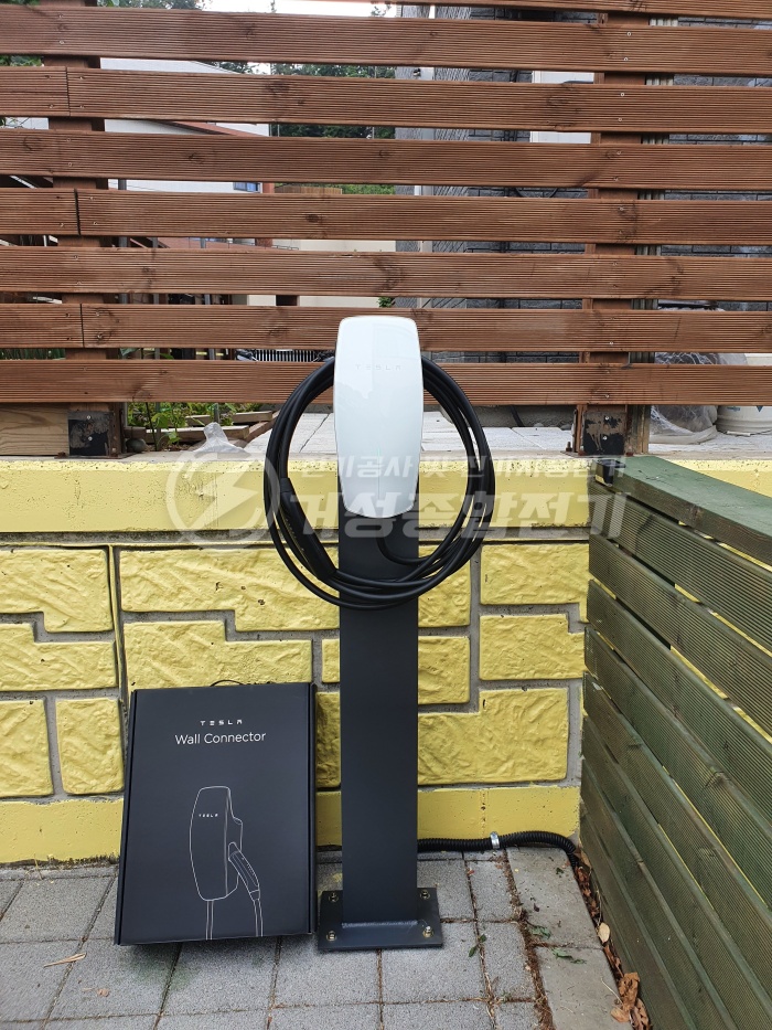 제주도 전기차충전기 설치 공사 시공 사진 15