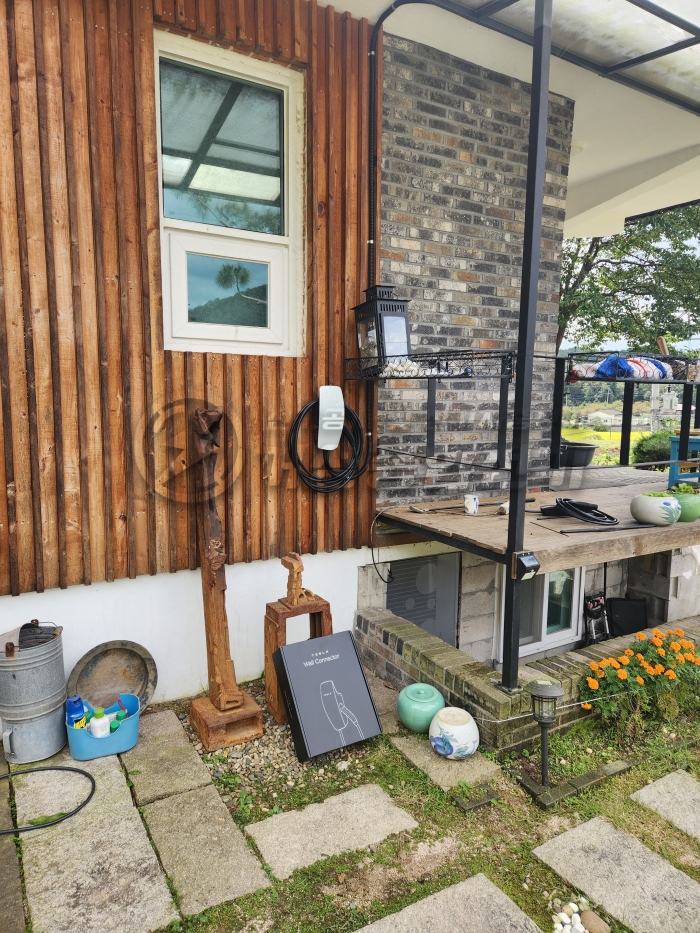 양평 단독주택 테슬라 월커넥터 설치 공사 시공 사진 11