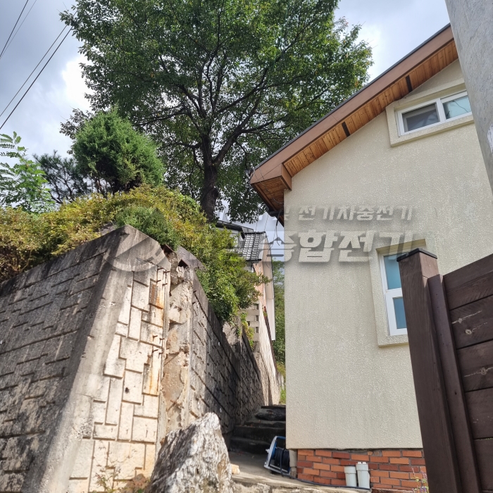 양평 단독주택 테슬라 월커넥터 설치 공사 시공 사진 3