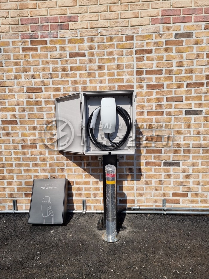 대구 상가건물 애플망고 전기차충전기 설치 공사 시공 사진 12