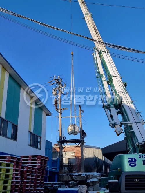 H변대 변압기 600kVA 수변전 설비 공사 시공 사진 11