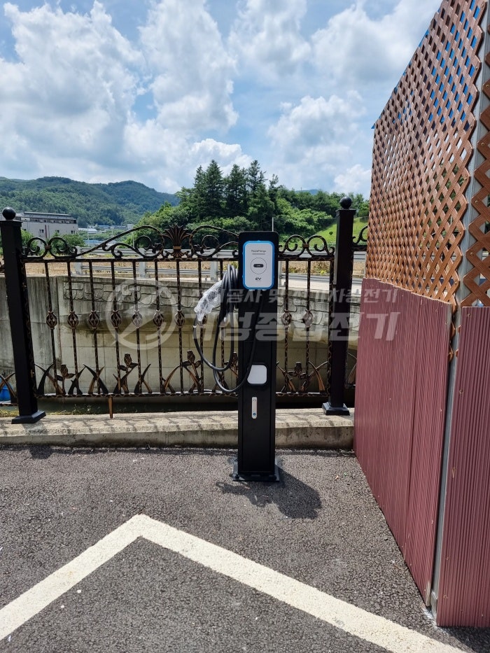 영업용 전기차 완속 EV충전기 설치 공사 시공 사진 18