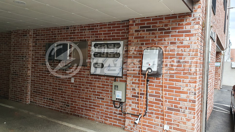 영업용 전기차 완속 EV충전기 설치 공사 시공 사진 22