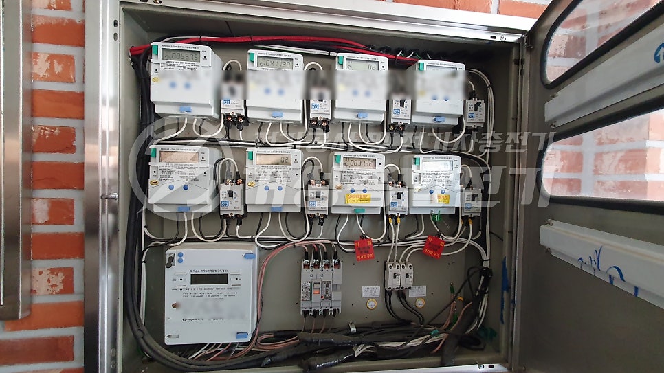 영업용 전기차 완속 EV충전기 설치 공사 시공 사진 23