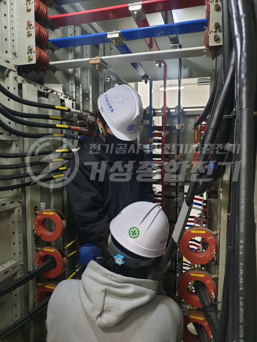 공장 전기 증설 승압 공사 시공 사진 15