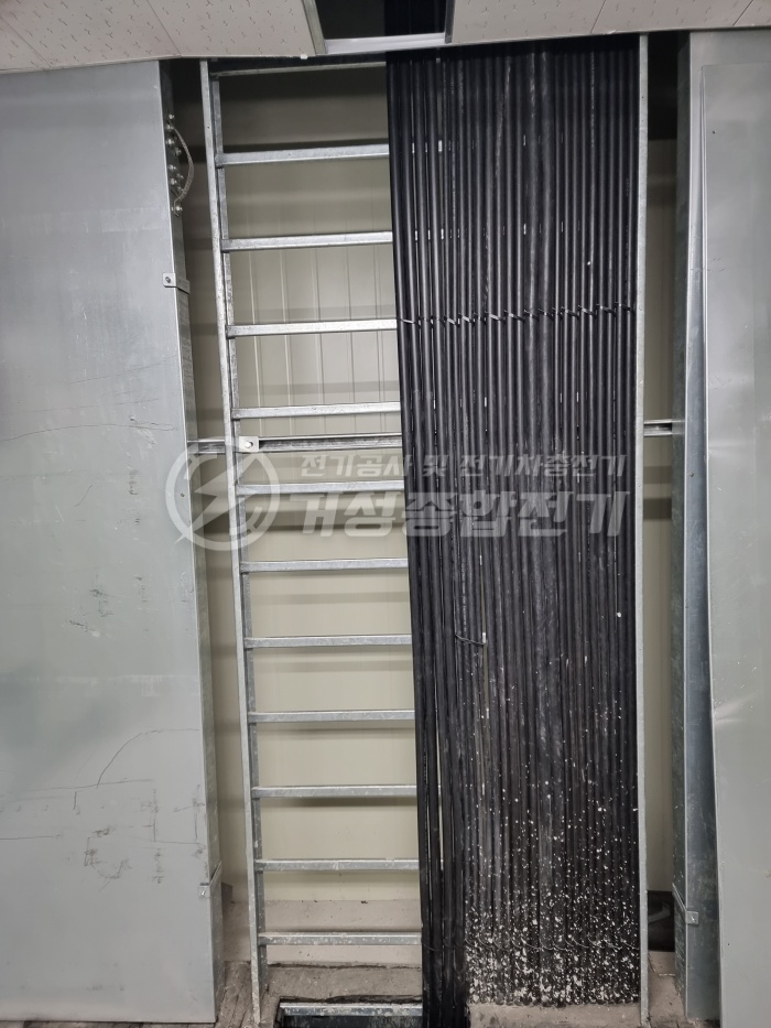 평택 물류센터 비공용 완속 EV충전기 설치 공사 시공 사진 10