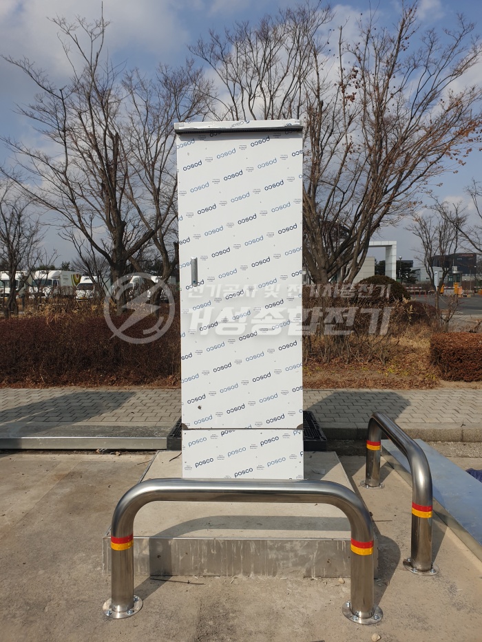 평택 물류센터 비공용 완속 EV충전기 설치 공사 시공 사진 11