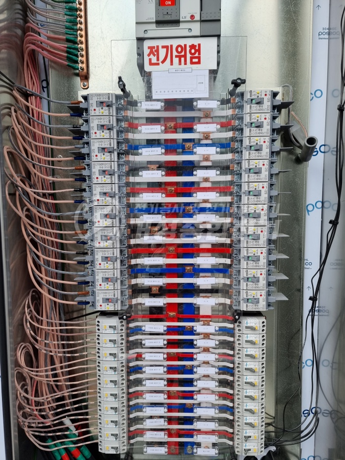 평택 물류센터 비공용 완속 EV충전기 설치 공사 시공 사진 12