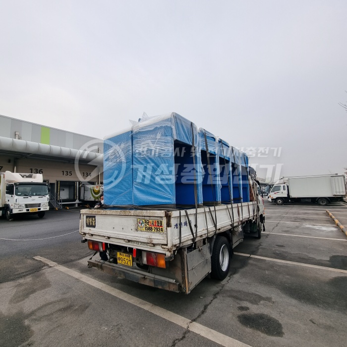 평택 물류센터 비공용 완속 EV충전기 설치 공사 시공 사진 16