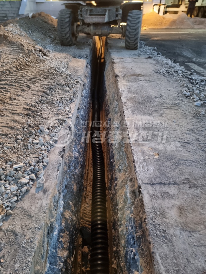 평택 물류센터 비공용 완속 EV충전기 설치 공사 시공 사진 6