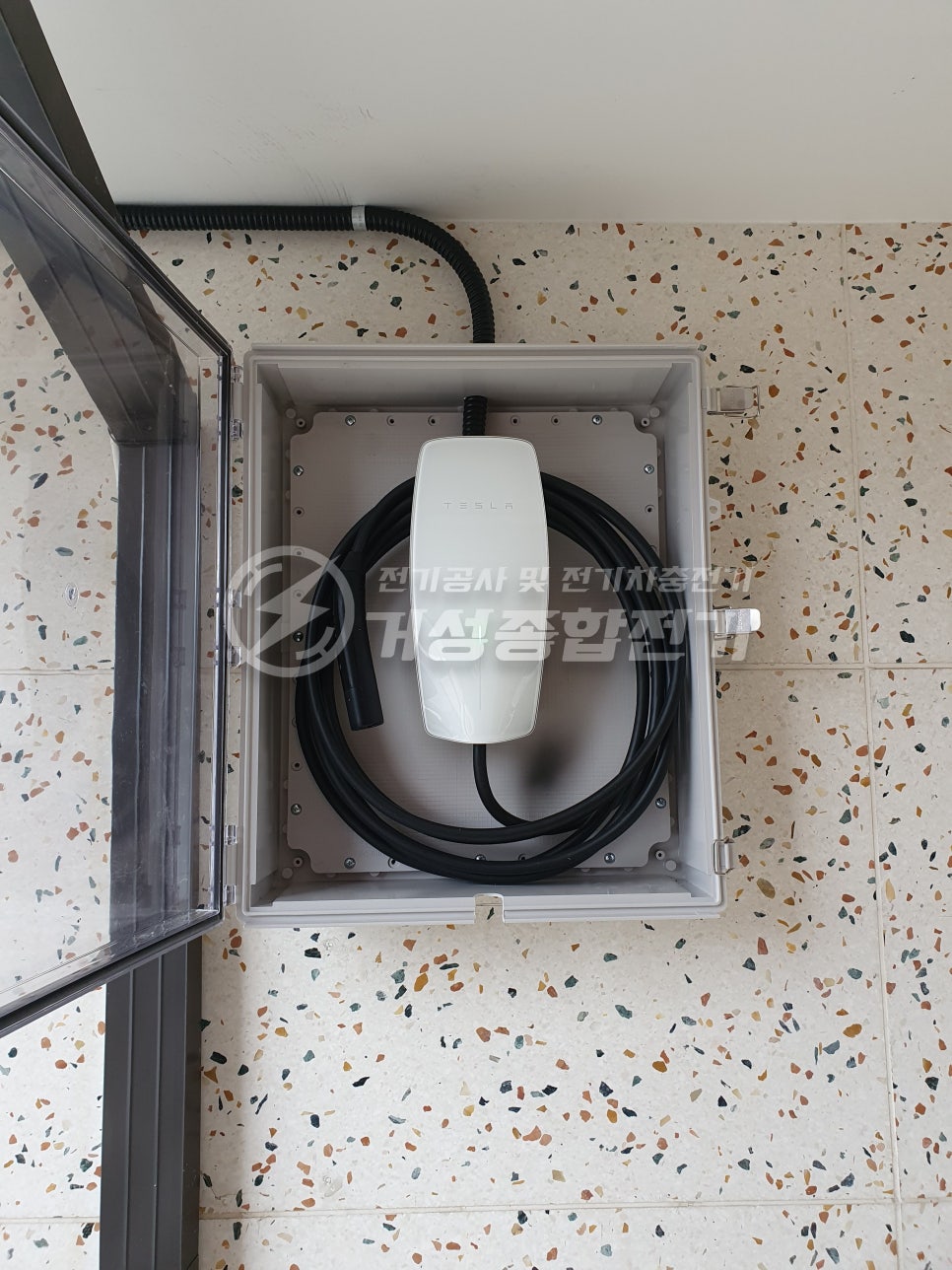 테슬라 월커넥터 GEN3 액세스 제어 설정 공사 시공 사진 7