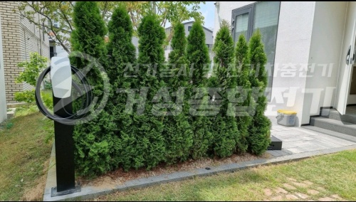 다중이용시설 공용 전기차 충전기 설치 공사 시공 사진 14