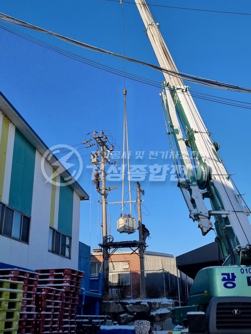 H변대 600kVA 변압기 수변전 설비 공사 시공 사진 11